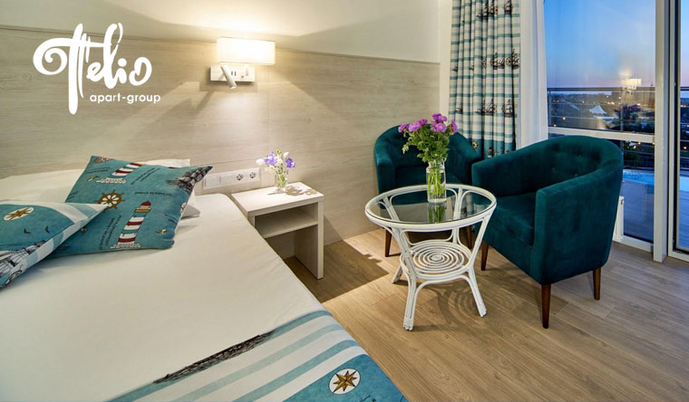 Отдых для двоих в уютных апартаментах в отеле Studio Telio в Алупке и Севастополе! Скидка до 55%