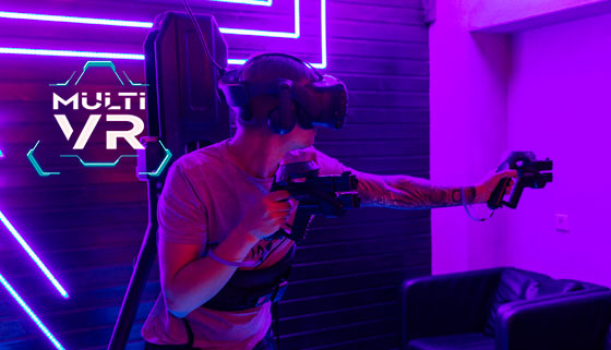 60 минут игры в шлеме HTC Vive Pro и на VR-беговой дорожке в любой день недели в клубе виртуальной реальности MultiVR. Скидка до 50%