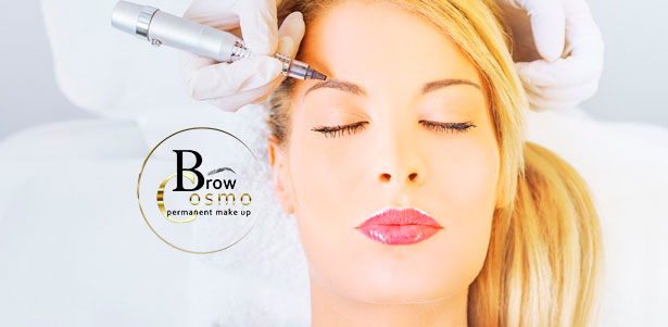 Скидка до 84% на перманентный макияж бровей, век или губ в технике на выбор в студии Cosmo Brow