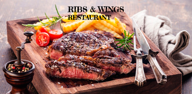 Любые блюда и напитки в трех ресторанах Ribs & Wings: куриные крылышки с соусом BBQ, фирменные сочные ребрышки, говяжья грудинка и многое другое! Скидка 50%