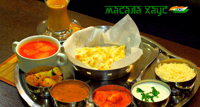Большой выбор вкусных блюд и напитков в ресторане индийской кухни «Масала Хаус». Скидка 50%