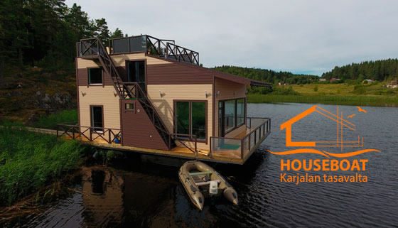 Отдых в доме для отпуска HouseBoat Kovcheg в Карелии: проживание, прокат лодки, посещение сауны, парковка и не только. Скидка до 50%