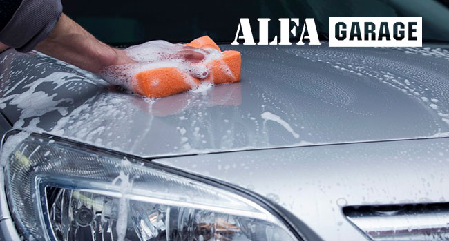 Скидка до 90% на мойку авто, химчистку салона, защиту кузова «Жидким стеклом» на автомойке Alfa Garage