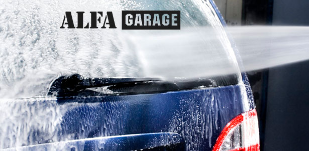 Скидка до 90% на мойку авто, химчистку салона, защиту кузова «Жидким стеклом» на автомойке Alfa Garage
