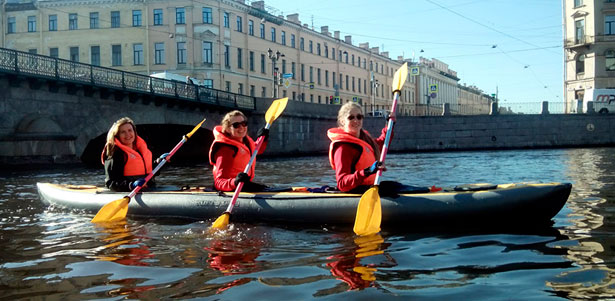 Прогулки на байдарках по каналам Санкт-Петербурга + инструктаж и полное снаряжение от компании «Мечта». Скидка до 56%
