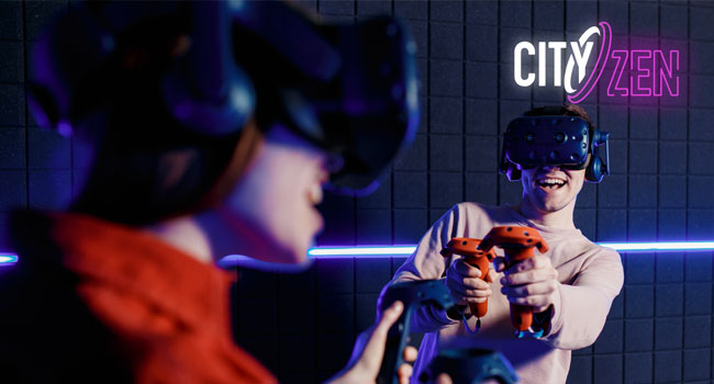 Скидка 20% на игры в шлеме виртуальной реальности HTC Vive Pro в будни, выходные или праздники в клубе CityZen VR