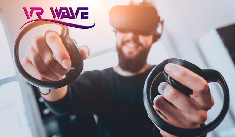 Скидка до 52% на 60 минут игры в шлеме HTC Vive PRO в любой день недели в клубе виртуальной реальности VR Wave Club