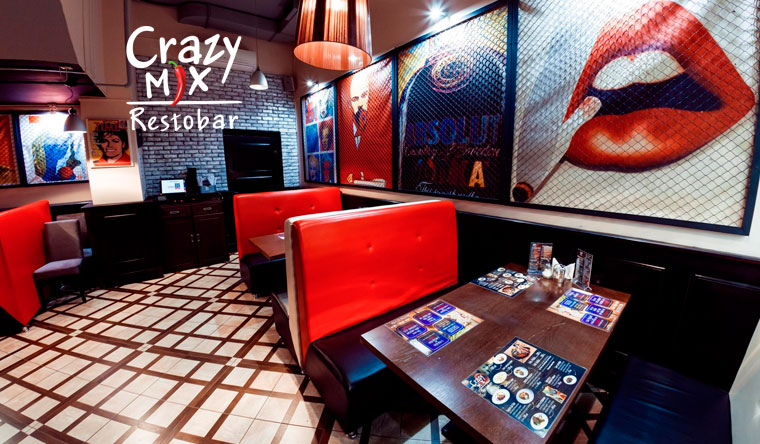 Отдых в рестобаре Crazy Mix: всё меню кухни и напитки на любой вкус! Скидка до 55%