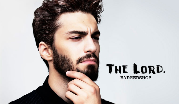 Скидка 50% на моделирование бороды, детская или мужская стрижка в барбершопе The Lord
