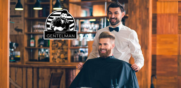 Скидка до 50% на мужскую и детскую стрижку, оформление бороды в барбершопе Gentelman