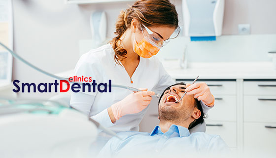 Скидка 75% на гигену полости рта в клинике Smart Dental: консультация стоматолога, УЗ-чистка зубов с Air Flow, фторирование, полировка и не только