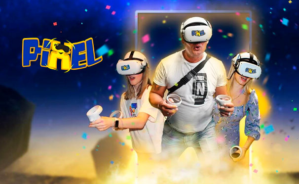От 15 до 60 минут игры в VR-шлеме в сети клубов виртуальной реальности PIXEL. Скидка 50%
