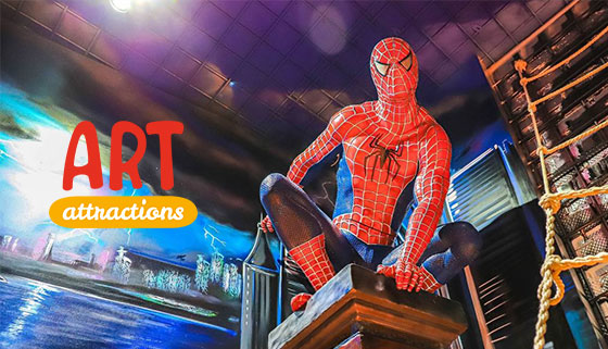 1, 2, 3 или 4 билета на интерактивную выставку «Музей супергероев» от компании Art attractions. Скидка до 51%