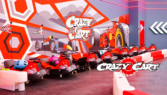 1 или 2 заезда на дрифт-карте в картинг-центре Crazy Cart в ТРЦ «МореМолл». Скидка до 30%