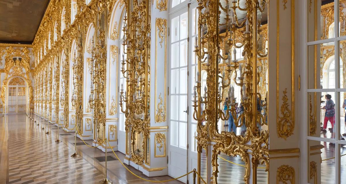 Скидка 47% на экскурсию в Пушкин с возможностью посещения Янтарной комнаты 1140 р. за посещение зимнего царского парка, Екатерининского Дворца, Янтарной комнаты с экскурсионным сопровождением