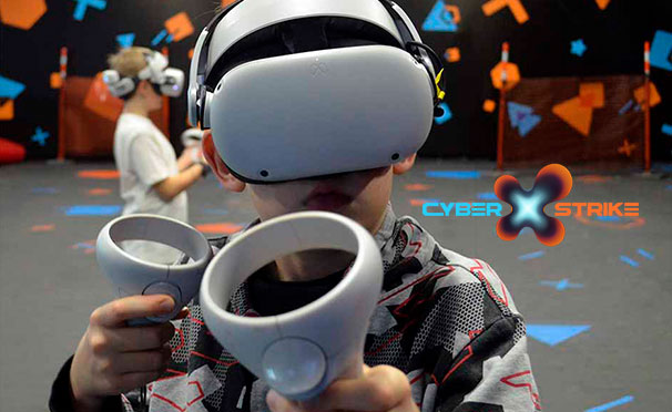 День рождения для компании до 25 человек в клубе виртуальной реальности Cyber Strike на «Дмитровке»: полное сопровождение операторов, пицца, зона PlayStation и не только. Скидка до 45%