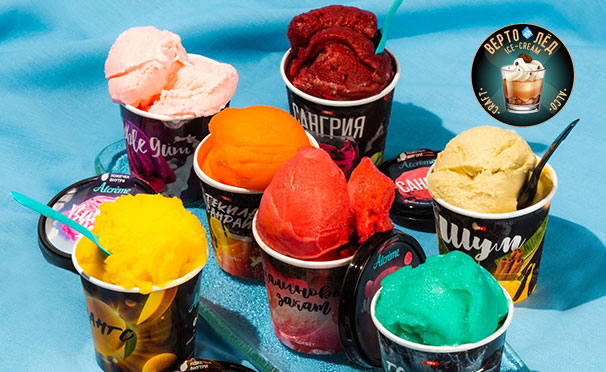 Дегустация необычного мороженого для одного, двоих или компании до 10 человек от компании «ВертоЛёд». Скидка до 52%